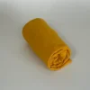 Lençol de Malha com Elástico Amarelo