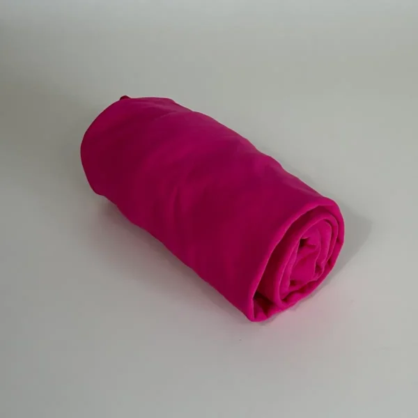 Lençol de Malha com Elástico Rosa Pink