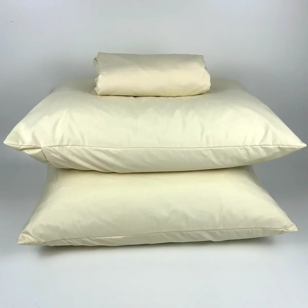 Jogo de Cama Queen 3 Pçs Micropercal 200 fios Champagne