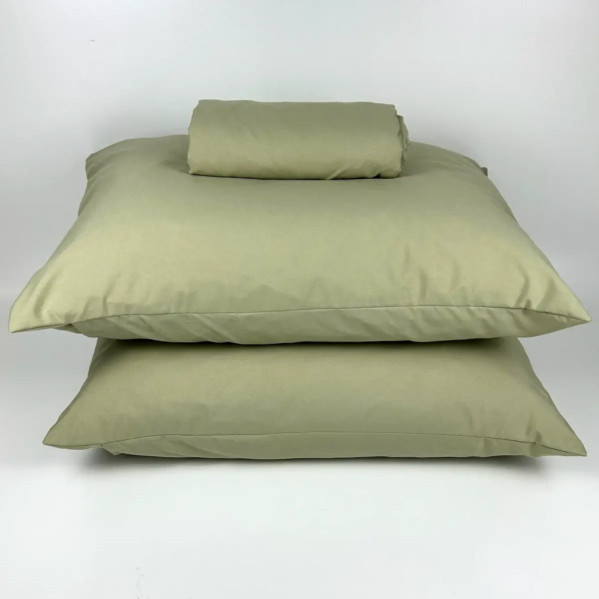 Jogo de Cama Queen 3 Pçs Micropercal 200 fios Verde Sálvia