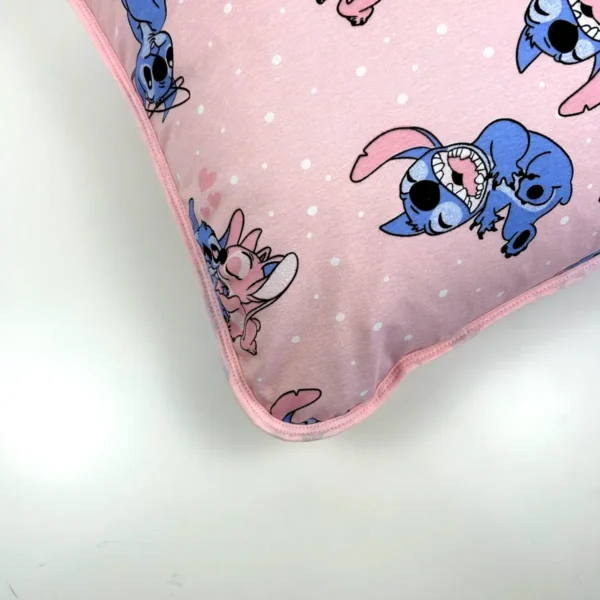 Par de Fronha de Malha Stitch Rosa