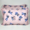 Par de Fronha de Malha Stitch Rosa Bebê