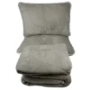 Jogo de Cama 4 Peças Plush Cinza