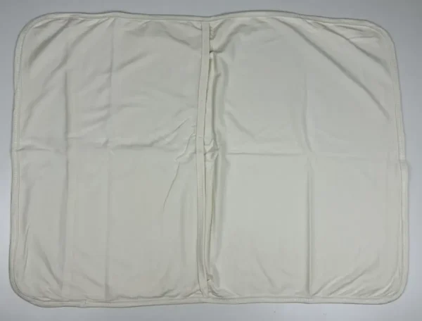 Par de Fronhas de Malha Liso Creme - Envelope grande