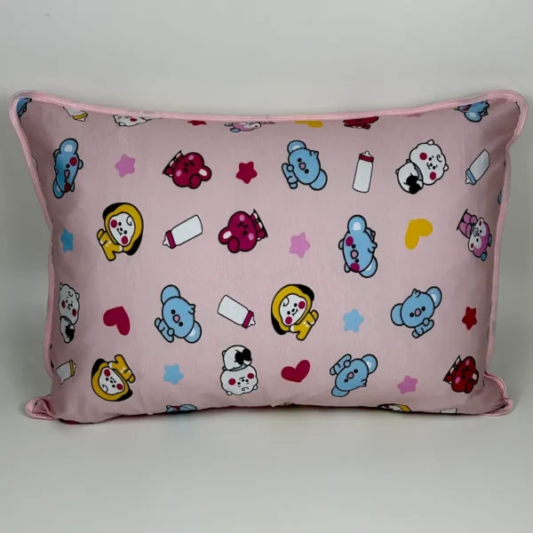 Fronha de Malha Baby Sleep Rosa Bebê