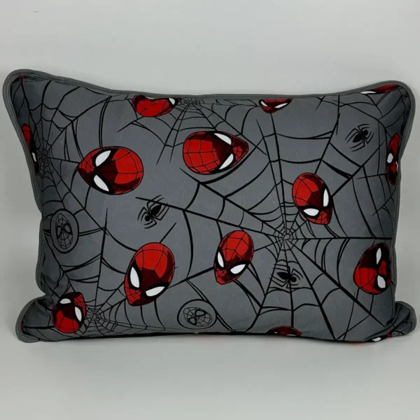 Fronha de Malha Homem Aranha Cinza