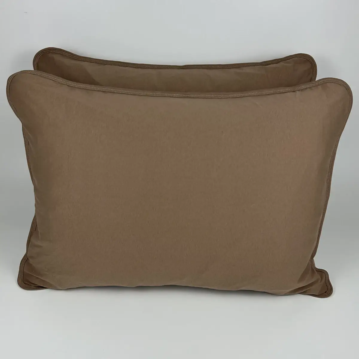 Par de Fronhas Malha Liso Marrom – Colloda