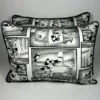 Par de Fronhas de Malha Mickey Vintage Cinza