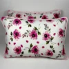 Par de Fronhas de Malha Bouquet Elegance Rosa Bebê