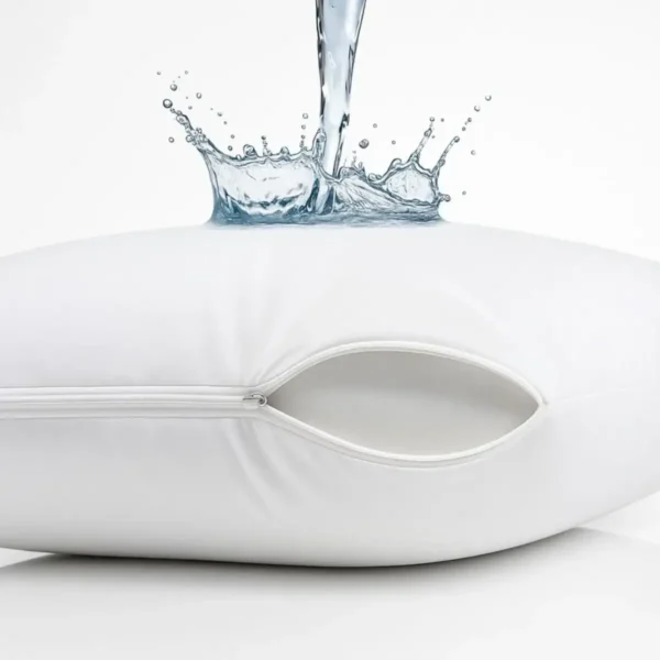 Capa Protetora Para Travesseiro, Tecido Repelente, Lavável, com Zíper - Edromania - 1