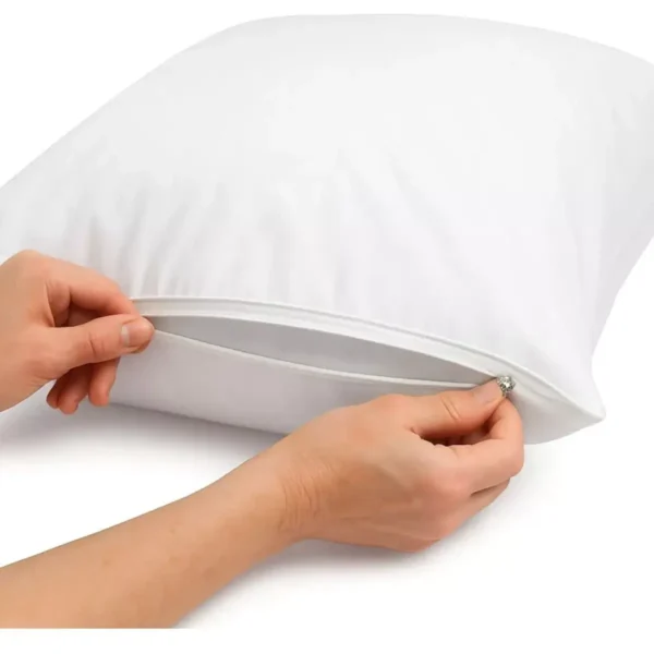 Capa Protetora Para Travesseiro, Tecido Repelente, Lavável, com Zíper - Edromania - 3