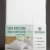 Capa Protetora Para Travesseiro, Tecido Repelente, Lavável, com Zíper - Edromania - 4