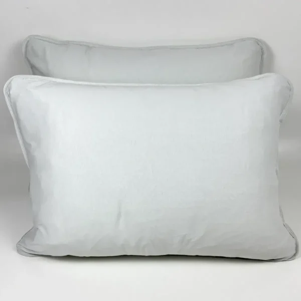 Par de Fronhas de Malha Liso Branco