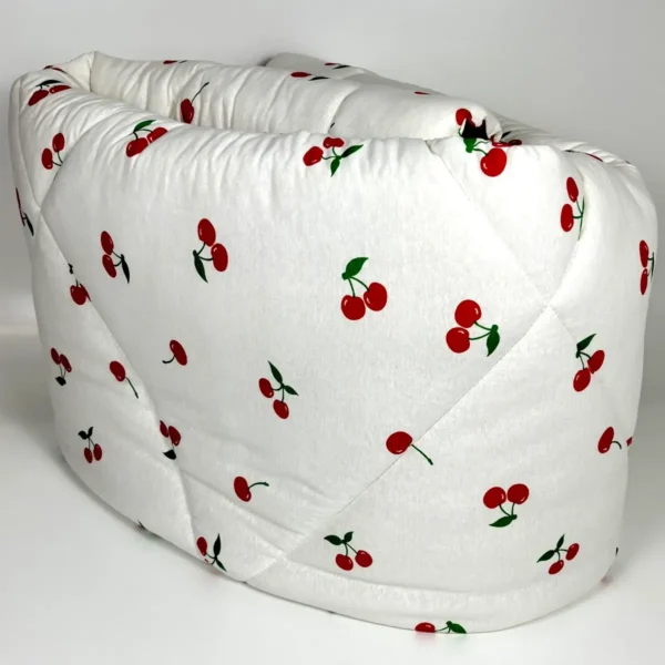 Edredom de Malha Cereja Vermelho - 1