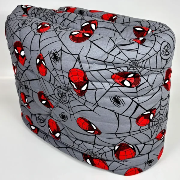 Edredom de Malha Homem Aranha Cinza - 1