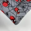 Edredom de Malha Homem Aranha Cinza - Detalhe da Costura