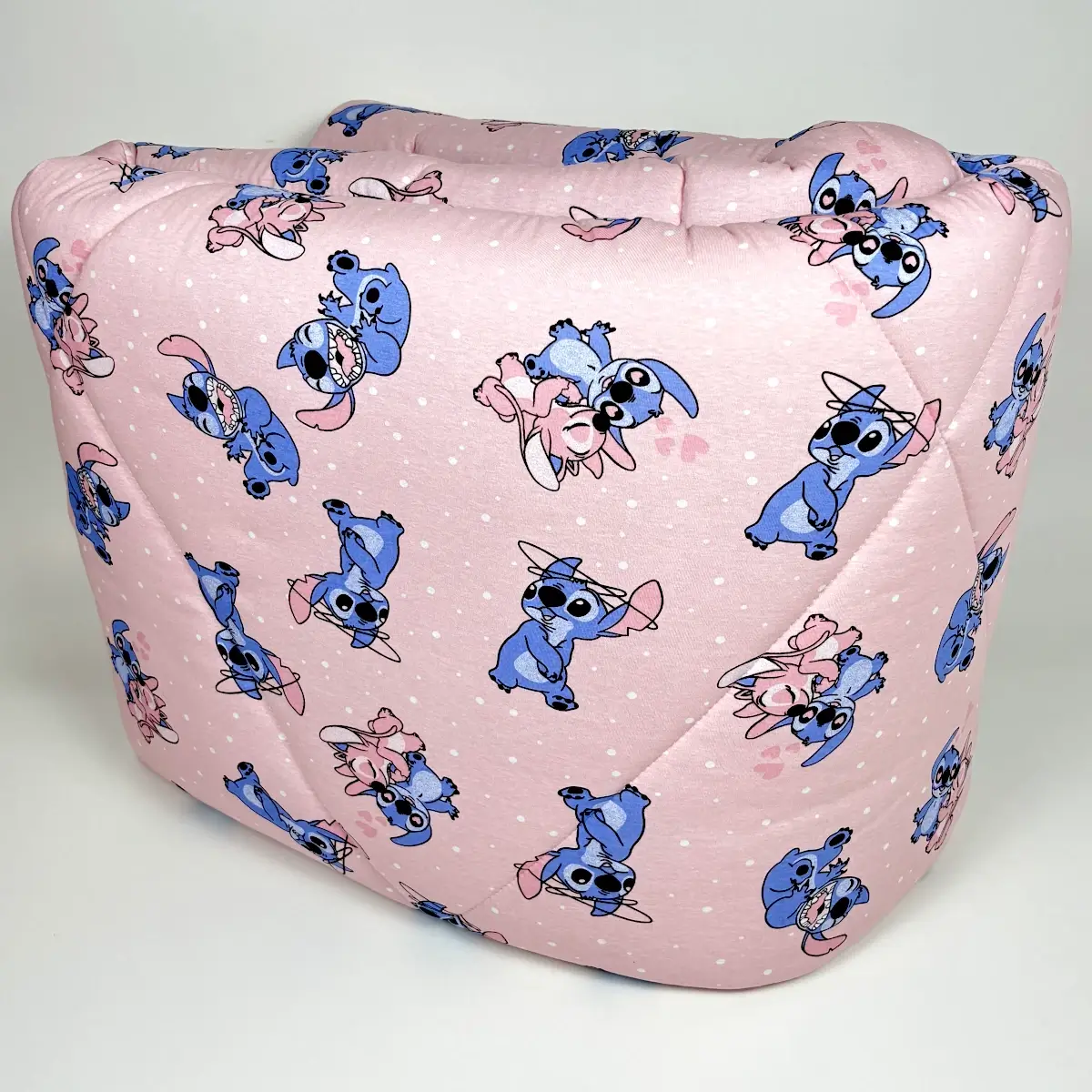 Edredom Casal de Malha Stitch Rosa Bebê – Colloda
