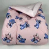 Edredom de Malha Stitch Rosa Bebê - 2