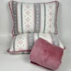 Jogo de Cama 3 Peças Plush Nevada Rosa Antigo - 1