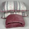 Jogo de Cama 3 Peças Plush Nevada Rosa Antigo - 4