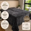 Coberdrom de Plush Queen Chumbo Imperial Cobertor Luxo Premium - 2