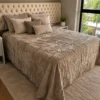 Coberdrom de Plush Queen Cinza Suave Luxo Cobertor Premium - 1