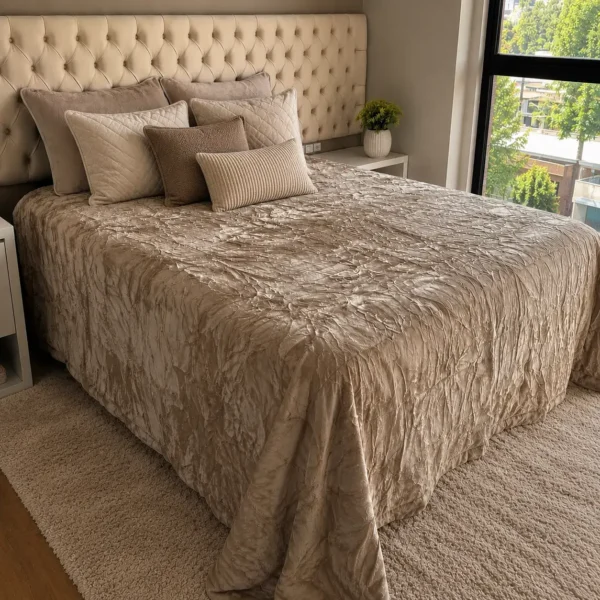 Coberdrom de Plush Queen Cinza Suave Luxo Cobertor Premium - 1