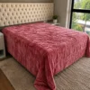 Coberdrom de Plush Queen Rosa Vintage Cobertor Luxo Premium - 3